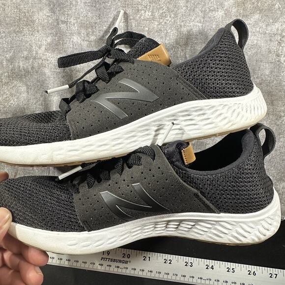 NEW BALANCE FRESH FOAM SPORT V1 BLACK ATHLETIC SHOE WOMEN 8.5 - Picture 4 of 7